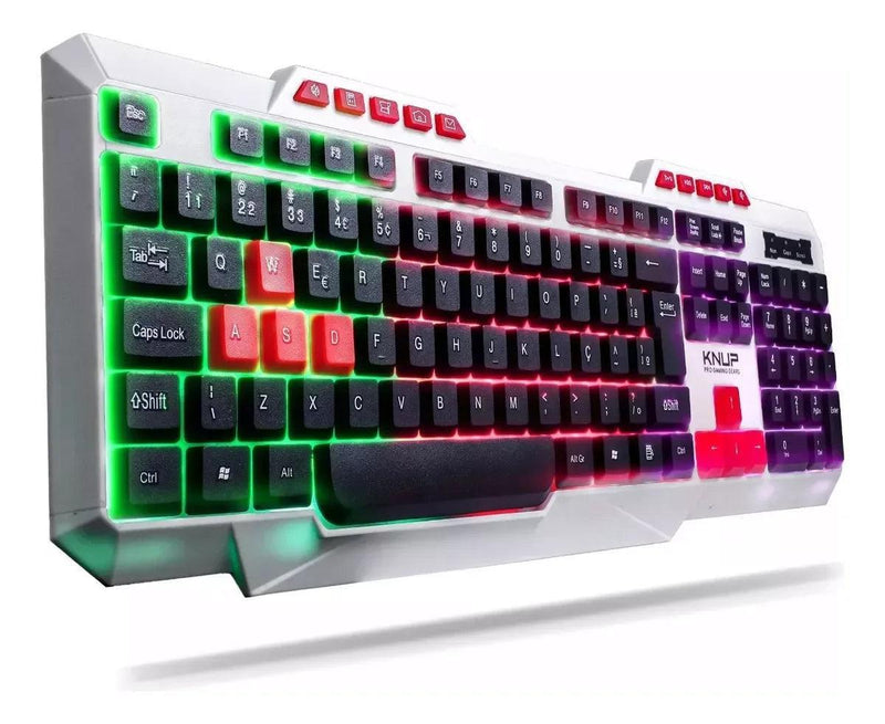 Teclado Gamer Mecânico Knup Kp Te120 Rgb Led - Barzu