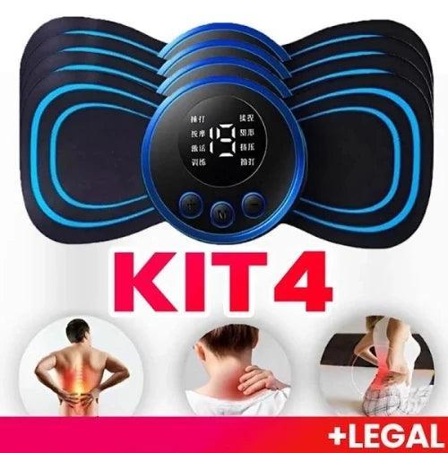 Mini Massageador EMS Estimulador Elétrico De Pescoço Portátil Para Alívio Da Dor Muscular - Barzu