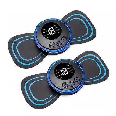 Mini Massageador EMS Estimulador Elétrico De Pescoço Portátil Para Alívio Da Dor Muscular - Barzu