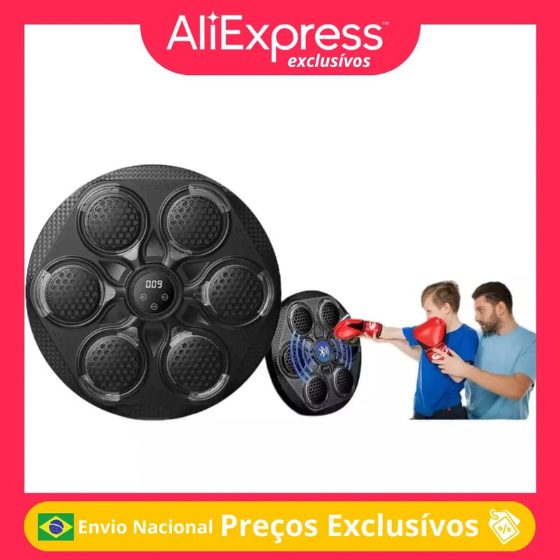 Máquina de Boxe Musical Treino em Casa Bluetooth Recarregável - Barzu