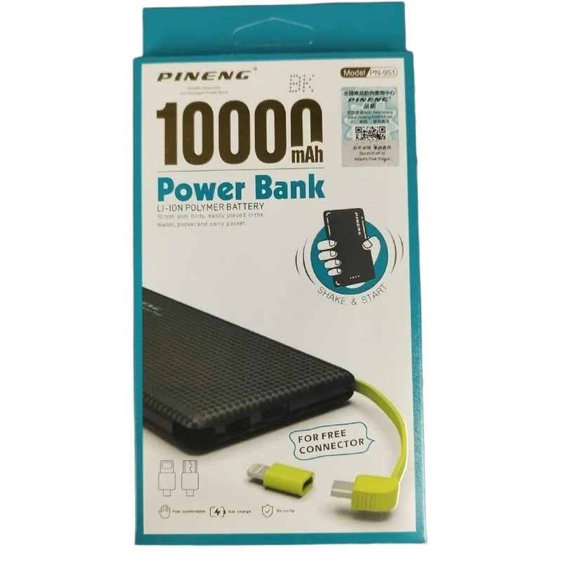 Carregador Portátil Pineng Power Bank 10.000mah - Barzu