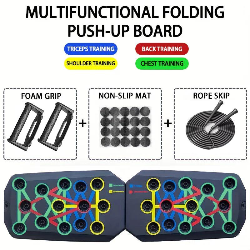 Conjunto de prancha multifuncional portátil com alças - Barzu