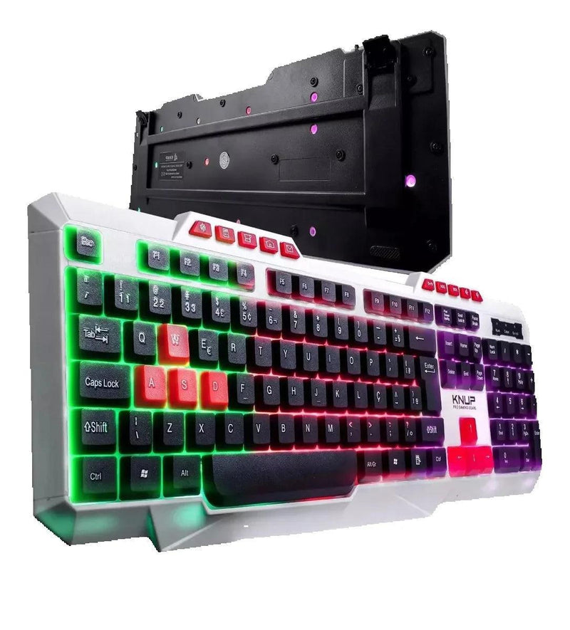 Teclado Gamer Mecânico Knup Kp Te120 Rgb Led - Barzu